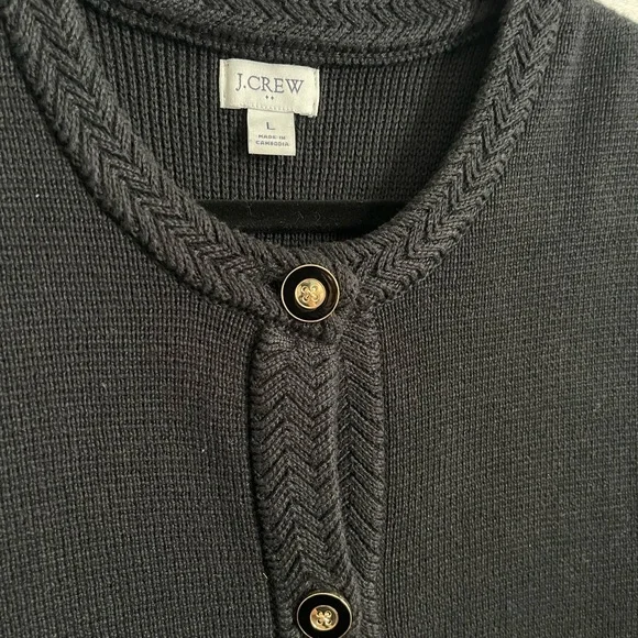 J. Crew Cotton Lady Sweater size L - Picture 6 of 9